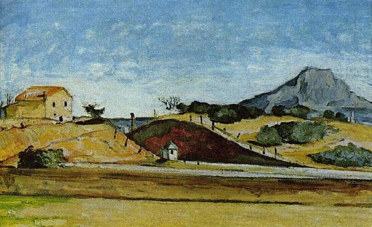 Paul Cezanne Der Bahndurchstich china oil painting image